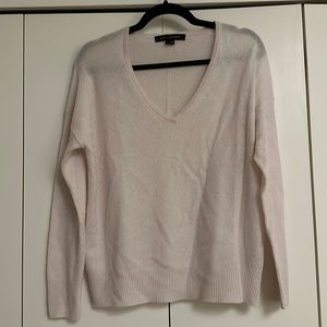 Skull Cashmere V-Neck Sweater